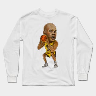 LA Shaq Caricature Long Sleeve T-Shirt